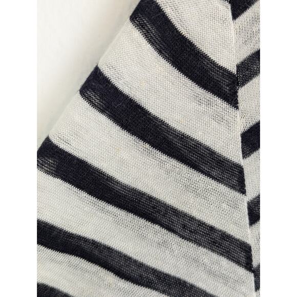 Alexanderwang.t T Shirt Top Striped Knit Streetwear Designer Black White Size L - Picture 9 of 12